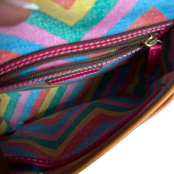 Dooney & Bourke Claremont Leather Field Bag - Red - Picture 7 of 10